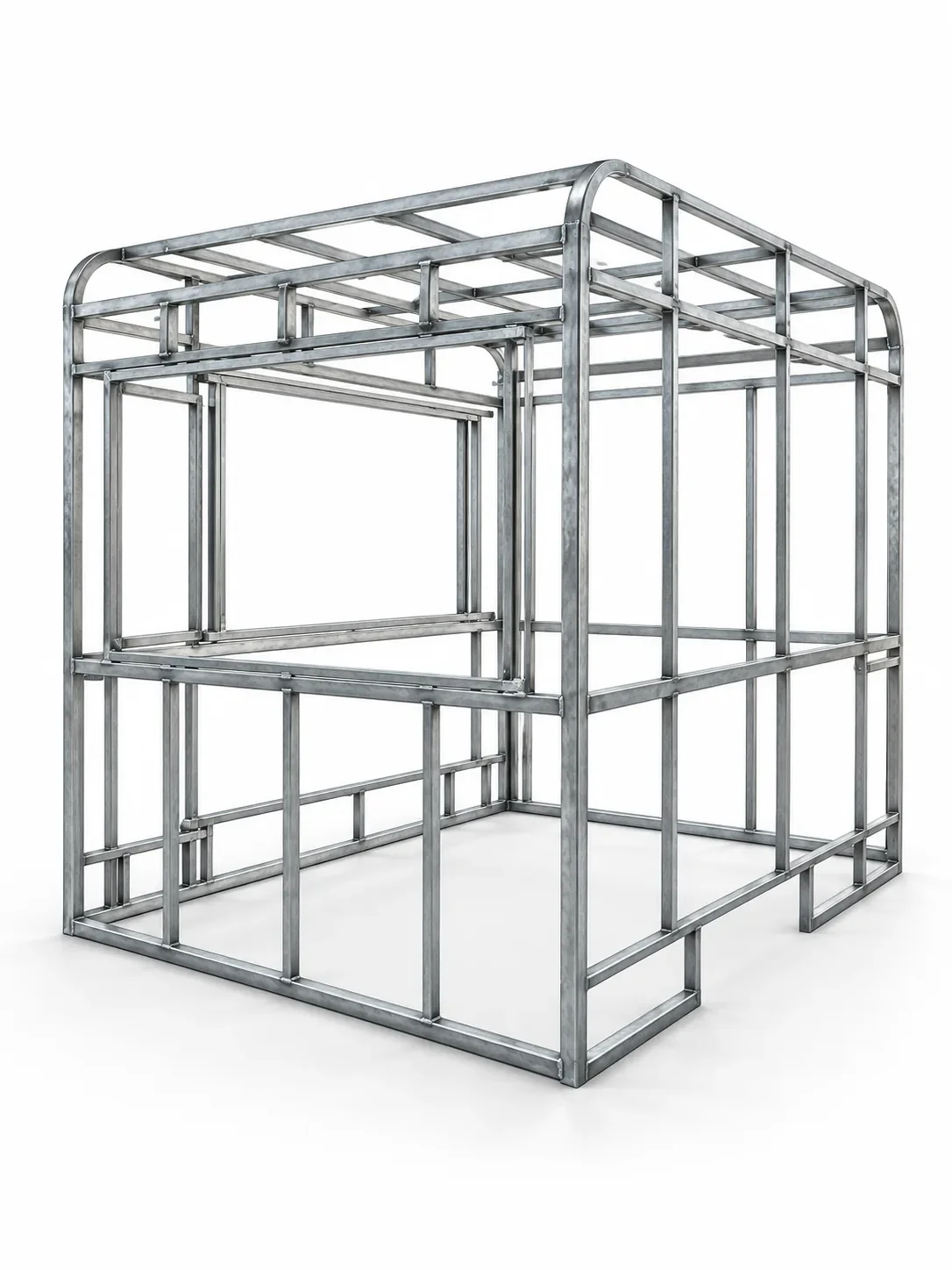 Estrutura de trailer Trailers Hobby em montante galvanizado
